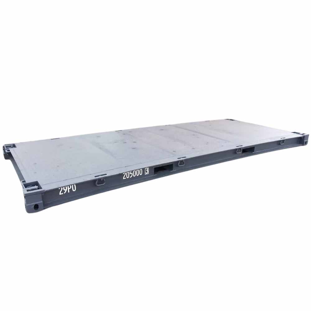 20ft platform container black