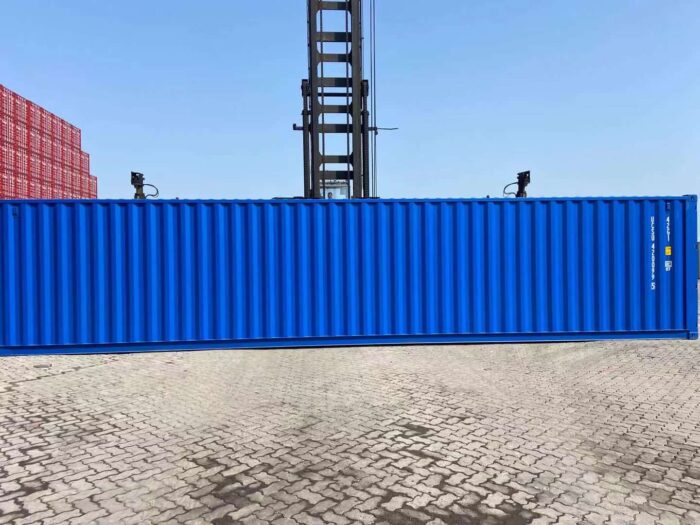 40ft Standard Lagercontainer blau