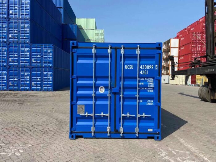 40ft Standard Lagercontainer blau