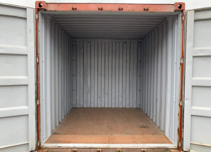 Gebrauchter 10ft -Versandcontainer rot