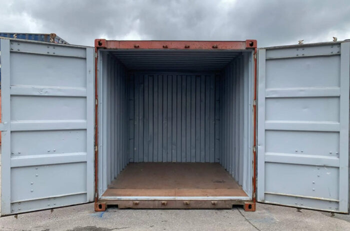 Gebrauchter 10ft -Versandcontainer rot