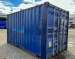 gebrauchter 15ft Container blau